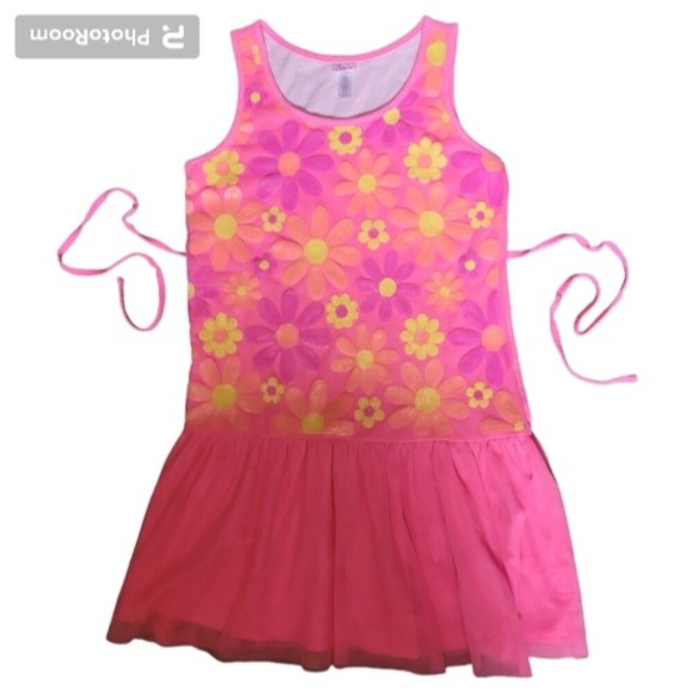 JUSTICE PINK SEQUIN SUMMER DRESS - 18